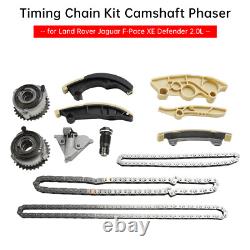 Timing Chain Kit Camshaft Phaser pour Jaguar F-Pace XE Land Rover Defender 2.0L