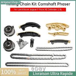 Timing Chain Kit Camshaft Phaser pour Jaguar F-Pace XE Land Rover Defender 2.0Lf