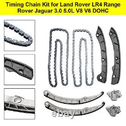 Timing Chain Kit pour Land Rover LR4 Range Rover Jaguar 3.0 5.0L V8 V6 DOHC