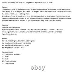 Timing Chain Kit pour Land Rover LR4 Range Rover Jaguar 5.0L V8 V6 DOHC