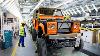 Tour Of Land Rover Giant Factory Producing The Old School Defender Production Line